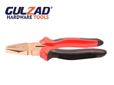 Non sparking aluminum bronze combination pliers