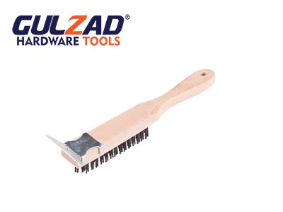 long handle wooden wire brushes heavy duty